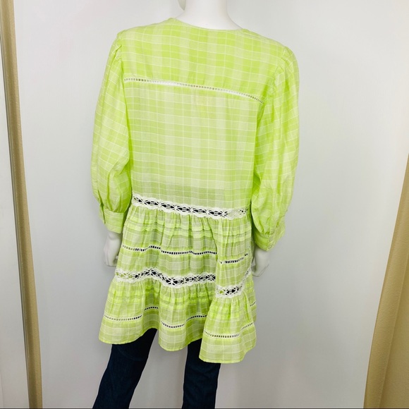 Free People Sz M Time Out Lace Tunic - Picture 4 of 8